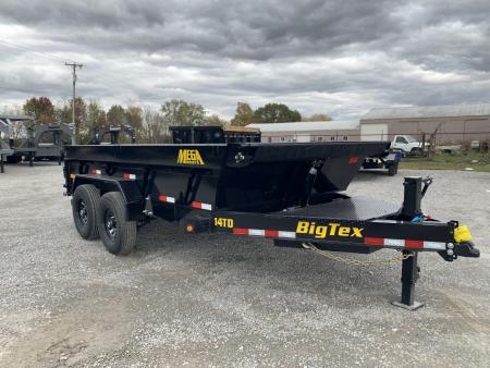 New 2027 Big Tex Trailers 14TD--14C2A-BK (83" X 14') 15.4K Telescopic Dump Trailer