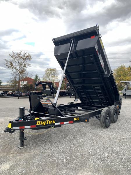 New 2027 Big Tex Trailers 14TD--14C2A-BK (83" X 14') 15.4K Telescopic Dump Trailer