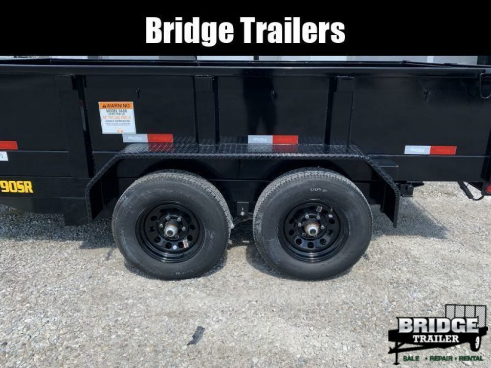 New 2027 Big Tex Trailers 90SR-12BK6SIR (72" X 12') 9.9K Single Ram Dump Trailer