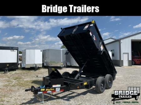 New 2027 Big Tex Trailers 90SR-12BK6SIR (72" X 12') 9.9K Single Ram Dump Trailer