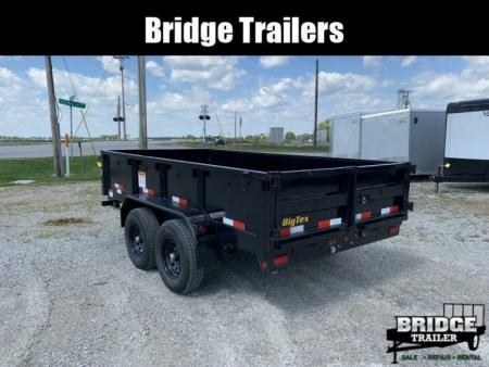 New 2027 Big Tex Trailers 90SR-12BK6SIR (72" X 12') 9.9K Single Ram Dump Trailer