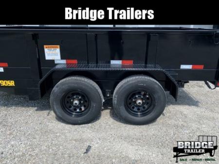 New 2027 Big Tex Trailers 90SR-12BK6SIR (72" X 12') 9.9K Single Ram Dump Trailer