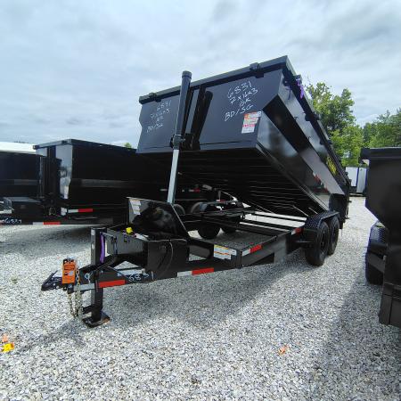 New 2026 Texas Pride/U.S Built 7x16x3 TA, with 16k axles, Barn doors/spreader gate combo Dump Trailer