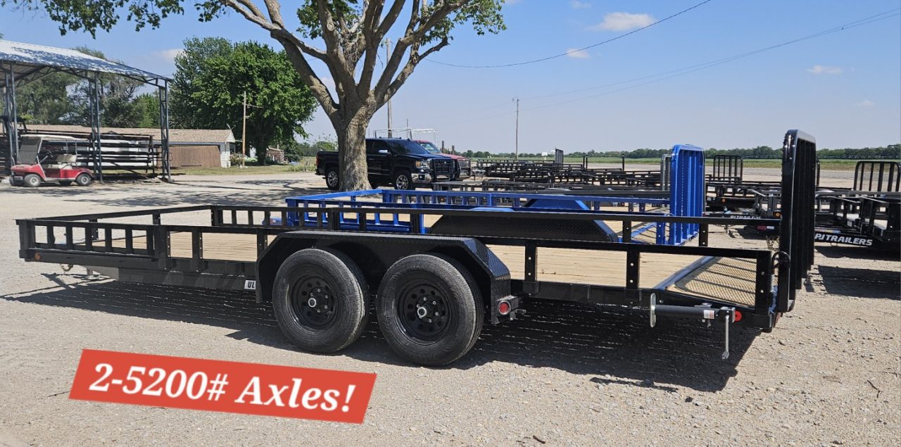 New 2026 PJ Trailers 83" x 20' 2 - 5200# Axle Utility Trailer