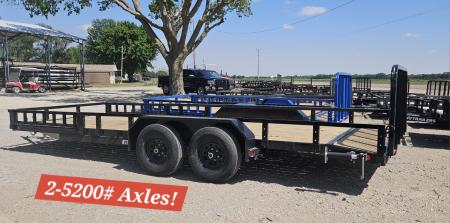 New 2026 PJ Trailers 83  x 20' 2 - 5200# Axle Utility Trailer