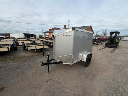 New 2026 4 x 6 Stealth Enclosed Trailer with Barn Door Cargo