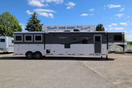 Used 2015 Lakota 3 Horse LQ Slide-out Trailer