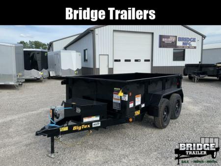 New 2027 Big Tex Trailers 70SR-10-5WDD (60  X 10') 7K Single Ram Dump Trailer