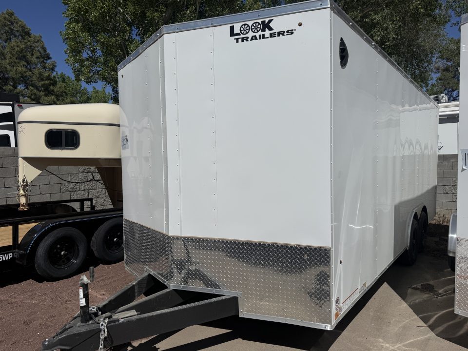 New 2026 Look Trailers 8.5X20 ST DLX Enclosed Cargo 7' Tall Ramp Cargo / Enclosed Trailer