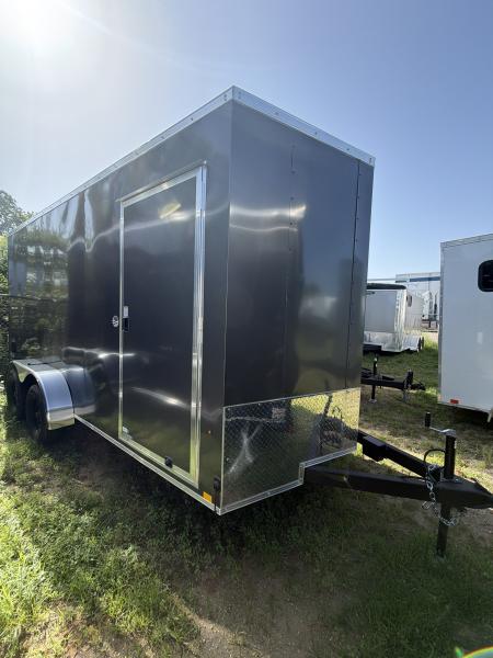 New 2026 Pace American 7 x 16 Outback DLK Flat Top V-Nose 7K