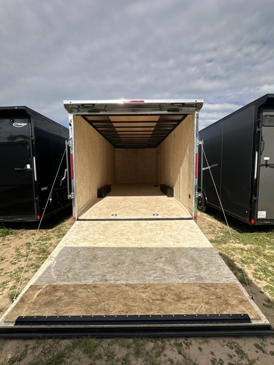 New 2026 Pace American 8.5 X 24 Outback DLX Flat Top V-Nose Car Hauler 10K