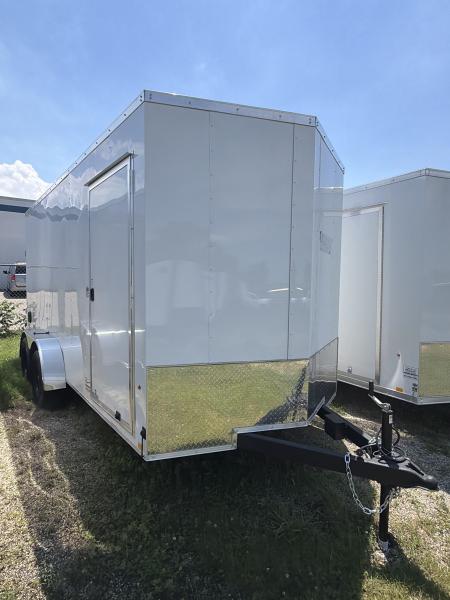 New 2026 Pace American 7 x 16 Outback DLK Flat Top V-Nose 7K