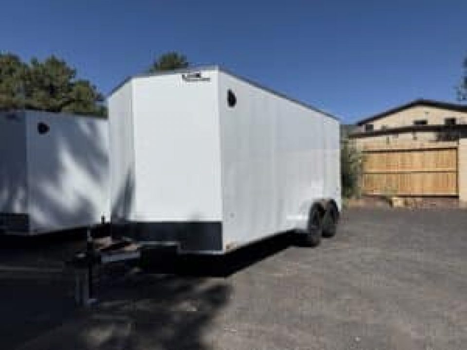 New 2026 Look Trailers 7X16 ST DLX Cargo / Enclosed Trailer Ramp Door