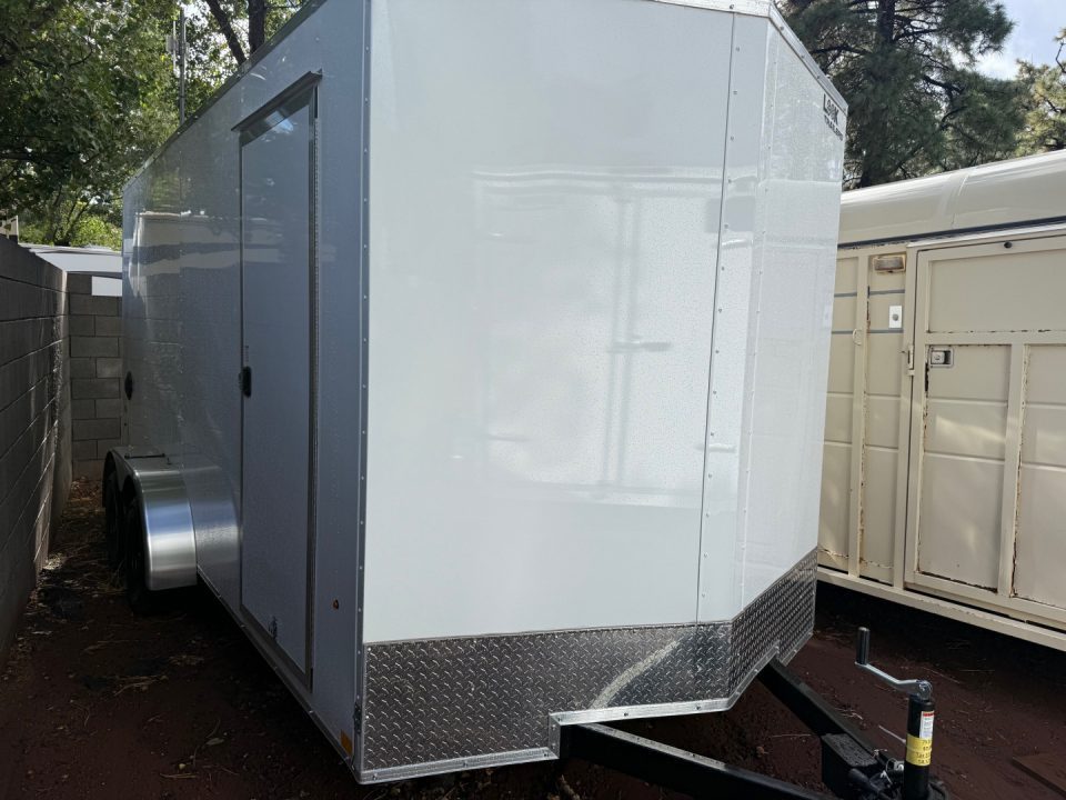New 2026 Look Trailers 7X16 ST DLX Cargo / Enclosed Trailer Ramp Door
