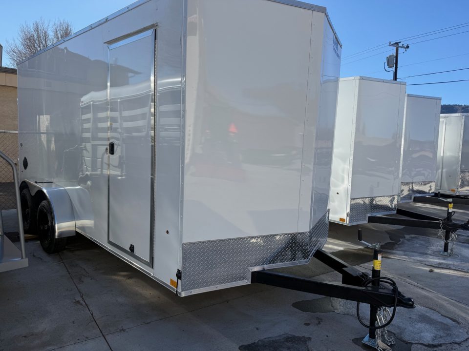 New 2026 Look Trailers 7X16 ST DLX Cargo / Enclosed Trailer Ramp Door