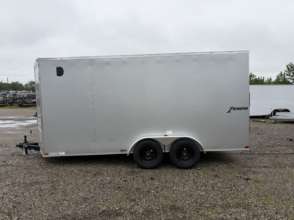 New 2026 Homesteader Trailer INTREPID 7 X 16 FT CARGO TRAILER RAMP DOOR 7 FT INTERIOR