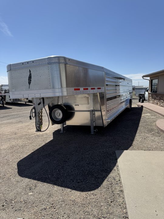 New 2026 Featherlite Trailers 2 Tier Cattle Stock Trailer