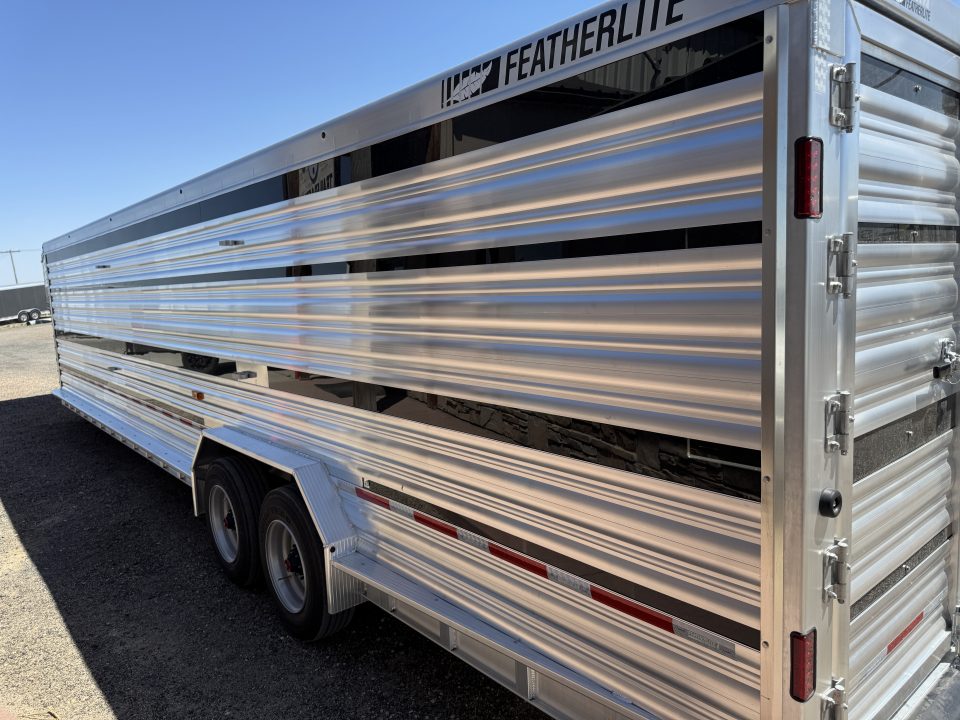 New 2026 Featherlite Trailers 2 Tier Cattle Stock Trailer