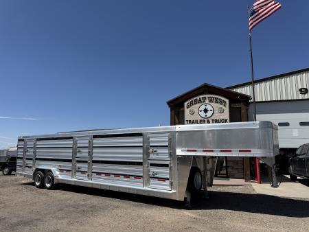 New 2026 Featherlite Trailers 2 Tier Cattle Stock Trailer
