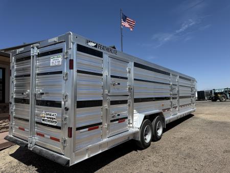 New 2026 Featherlite Trailers 2 Tier Cattle Stock Trailer