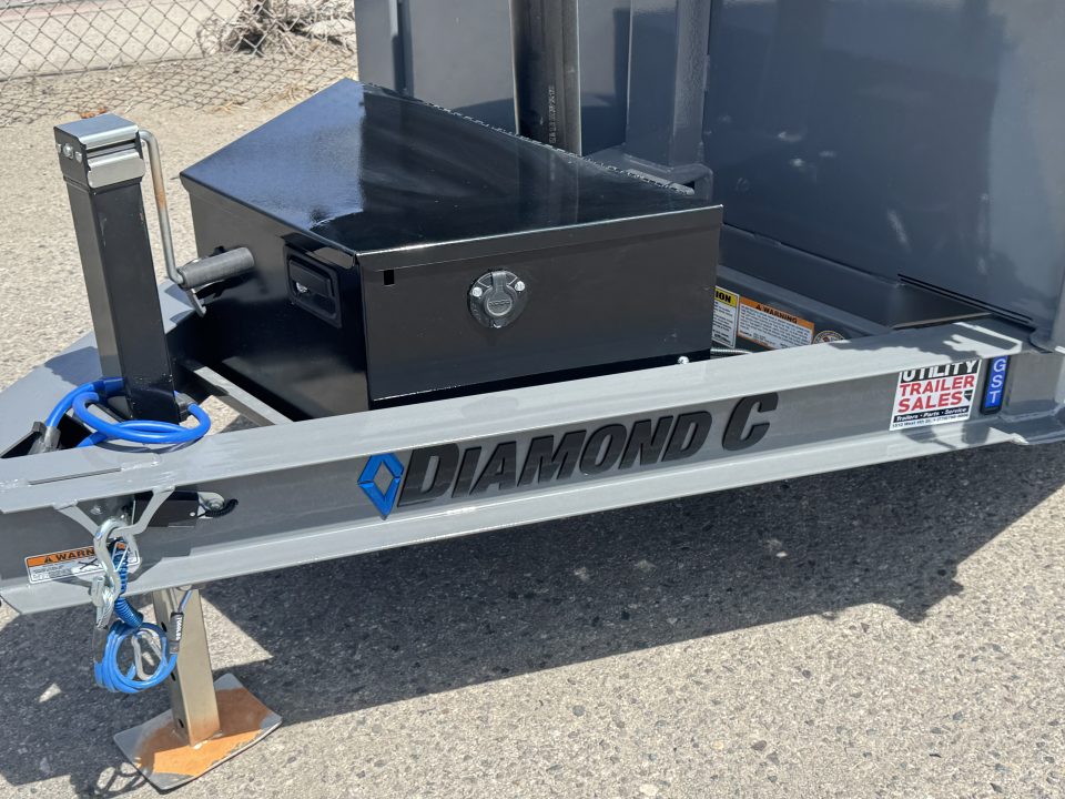 New 2026 Diamond C GST 60"x8' - 6K Telescopic Dump Trailer