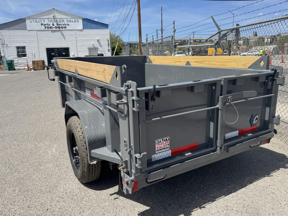 New 2026 Diamond C GST 60"x8' - 6K Telescopic Dump Trailer