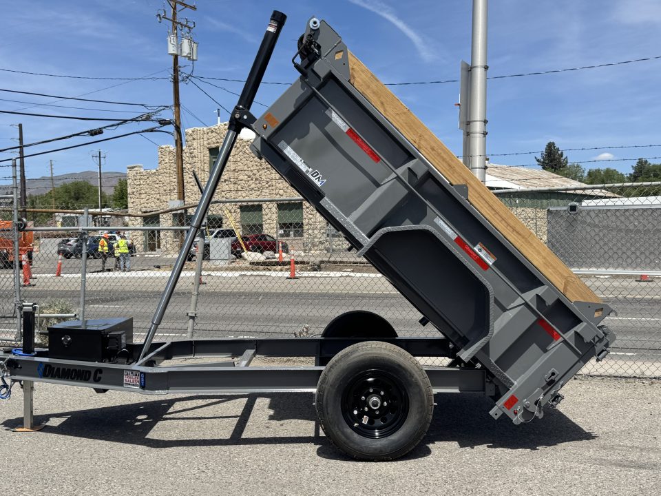 New 2026 Diamond C GST 60"x8' - 6K Telescopic Dump Trailer