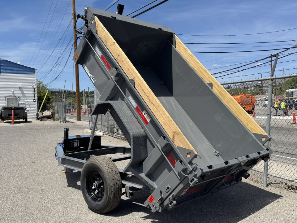New 2026 Diamond C GST 60"x8' - 6K Telescopic Dump Trailer