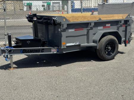New 2026 Diamond C GST 60 x8' - 6K Telescopic Dump Trailer