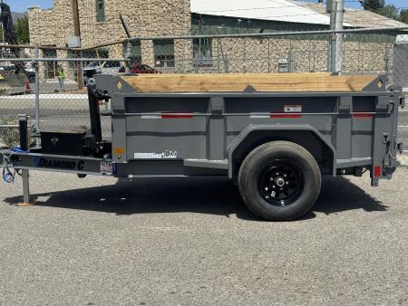New 2026 Diamond C GST 60"x8' - 6K Telescopic Dump Trailer
