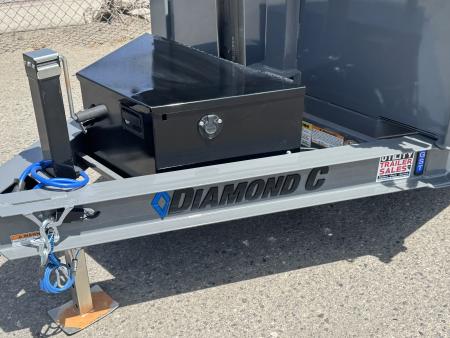 New 2026 Diamond C GST 60"x8' - 6K Telescopic Dump Trailer