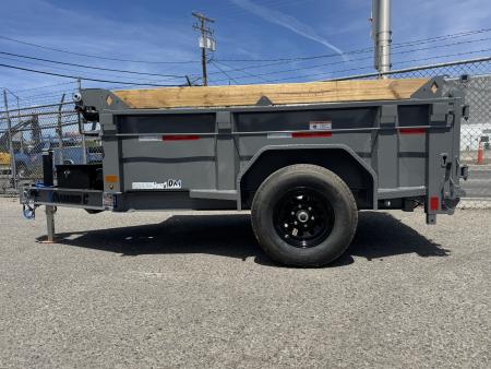 New 2026 Diamond C GST 60"x8' - 6K Telescopic Dump Trailer