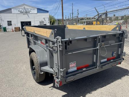New 2026 Diamond C GST 60"x8' - 6K Telescopic Dump Trailer
