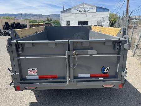 New 2026 Diamond C GST 60"x8' - 6K Telescopic Dump Trailer