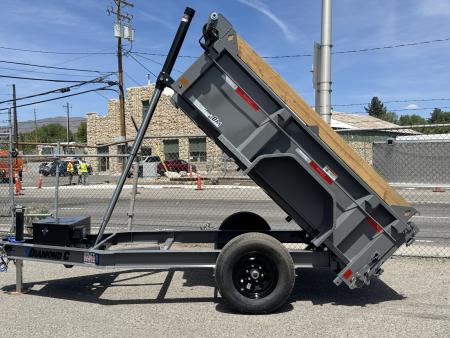New 2026 Diamond C GST 60"x8' - 6K Telescopic Dump Trailer
