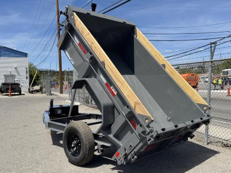 New 2026 Diamond C GST 60"x8' - 6K Telescopic Dump Trailer