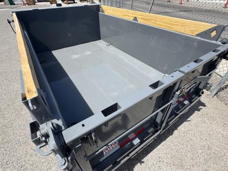New 2026 Diamond C GST 60"x8' - 6K Telescopic Dump Trailer