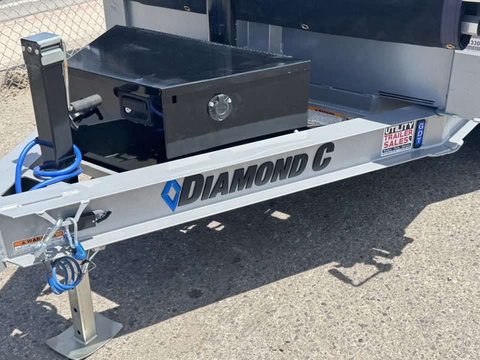 New 2026 Diamond C GDT 60"x10' - 7K Telescopic Dump Trailer