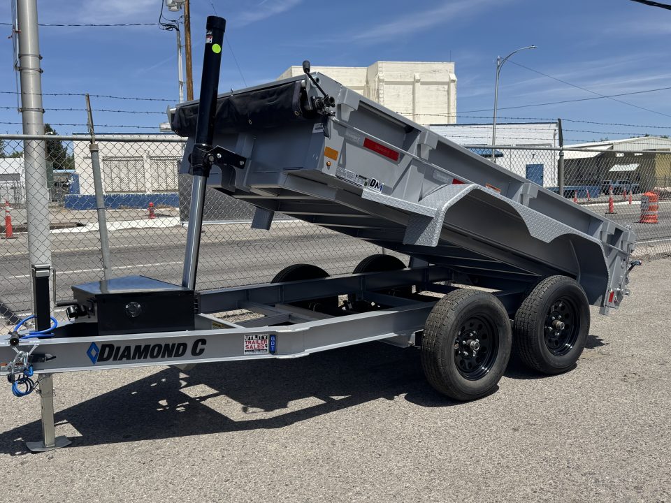 New 2026 Diamond C GDT 60"x10' - 7K Telescopic Dump Trailer