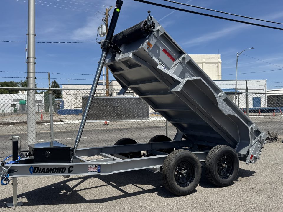 New 2026 Diamond C GDT 60"x10' - 7K Telescopic Dump Trailer