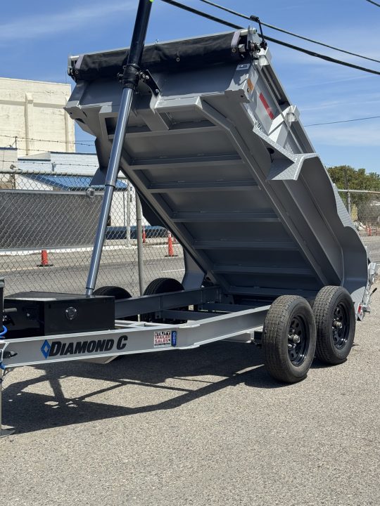 New 2026 Diamond C GDT 60"x10' - 7K Telescopic Dump Trailer