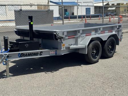 New 2026 Diamond C GDT 60 x10' - 7K Telescopic Dump Trailer