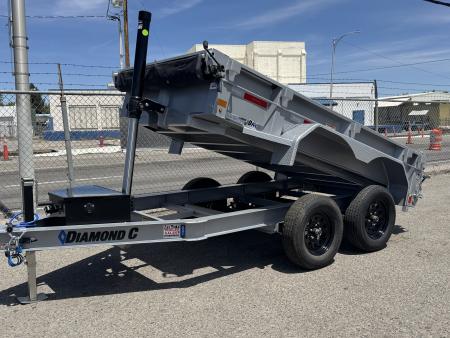 New 2026 Diamond C GDT 60"x10' - 7K Telescopic Dump Trailer