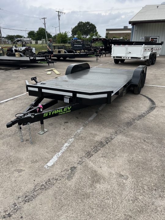New 2026 Stanley Trailers 83"x18' Steel Deck 7k gvwr Car Hauler