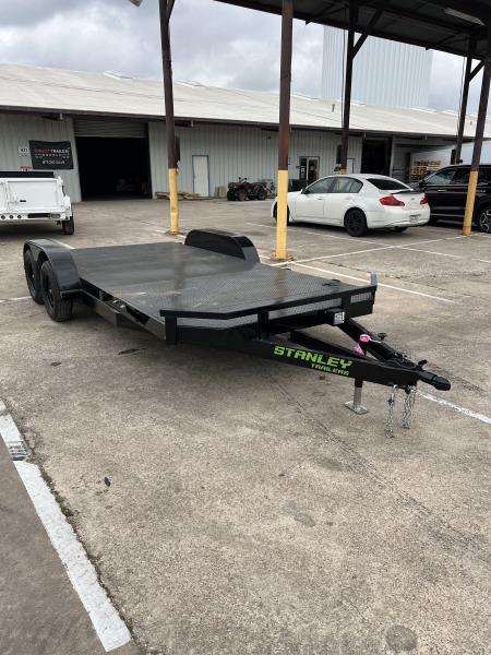 New 2026 Stanley Trailers 83"x18' Steel Deck 7k gvwr Car Hauler