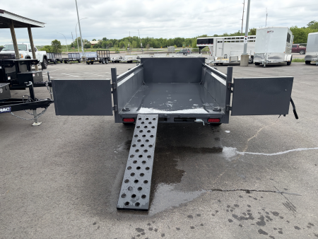New DCB 60x10 5K SINGLE AXLE DUMP TRAILER - GRAY
