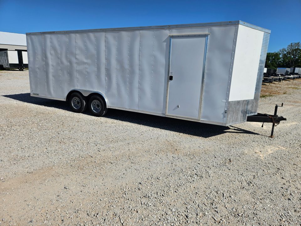 Used 2022 Rock Solid 8.5X24 TANDEM 10K CARGO W/7' HEIGHT & RAMP DOOR