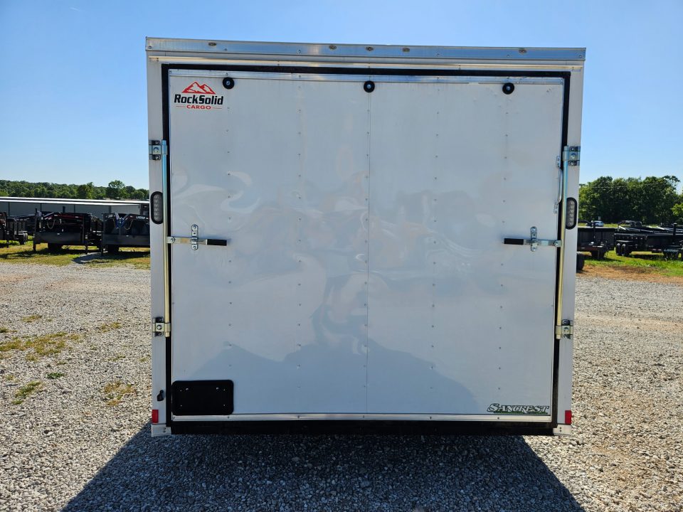 Used 2022 Rock Solid 8.5X24 TANDEM 10K CARGO W/7' HEIGHT & RAMP DOOR