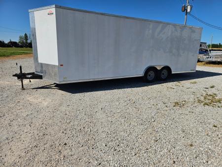 Used 2022 Rock Solid 8.5X24 TANDEM 10K CARGO W/7' HEIGHT & RAMP DOOR