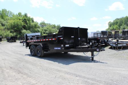New 2026 Sure-Trac 7x14 14K Telescopic Dump Trailer